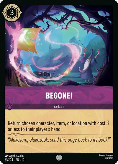 Begone! (Whispers in the Well) Near Mint