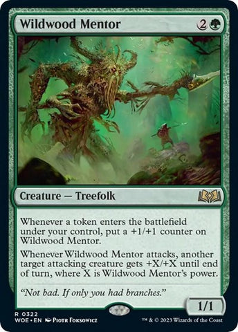 Wildwood Mentor (Wilds of Eldraine) Near Mint Foil
