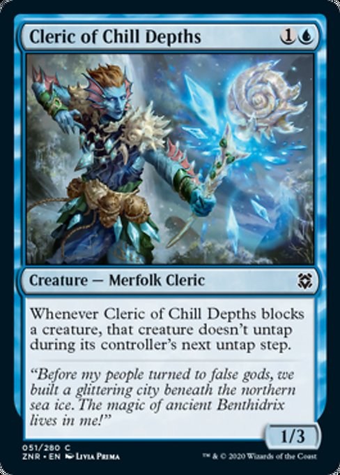 Cleric of Chill Depths (Zendikar Rising) Near Mint