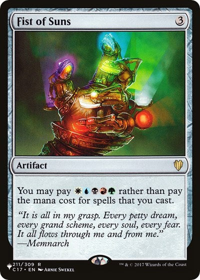 Fist of Suns (The List) Near Mint