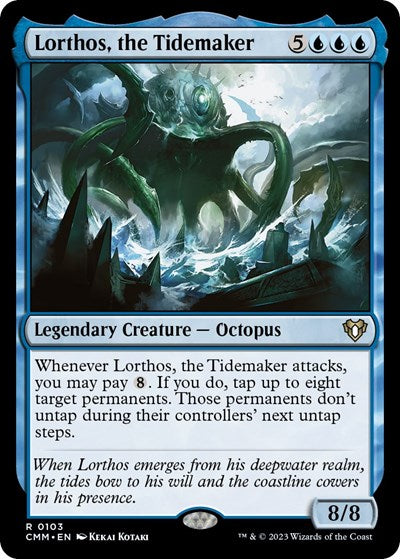 Lorthos, the Tidemaker (Commander Masters) Near Mint
