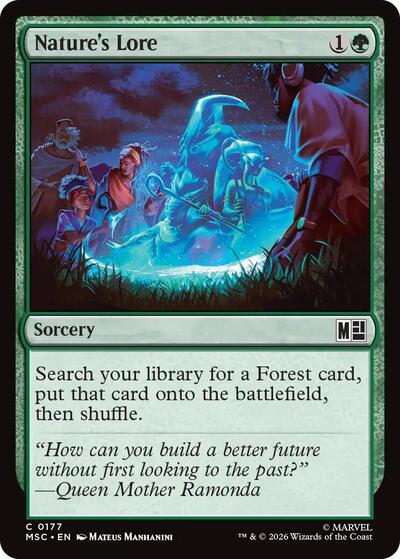 Nature's Lore (Commander: Marvel Super Heroes) Near Mint