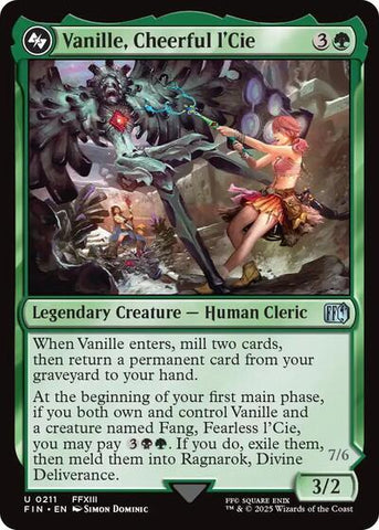 Vanille, Cheerful l'Cie (Universes Beyond: FINAL FANTASY) Near Mint Foil