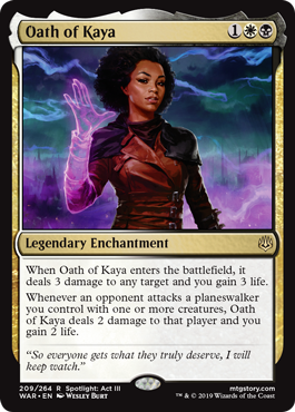 Oath of Kaya (War of the Spark) Near Mint