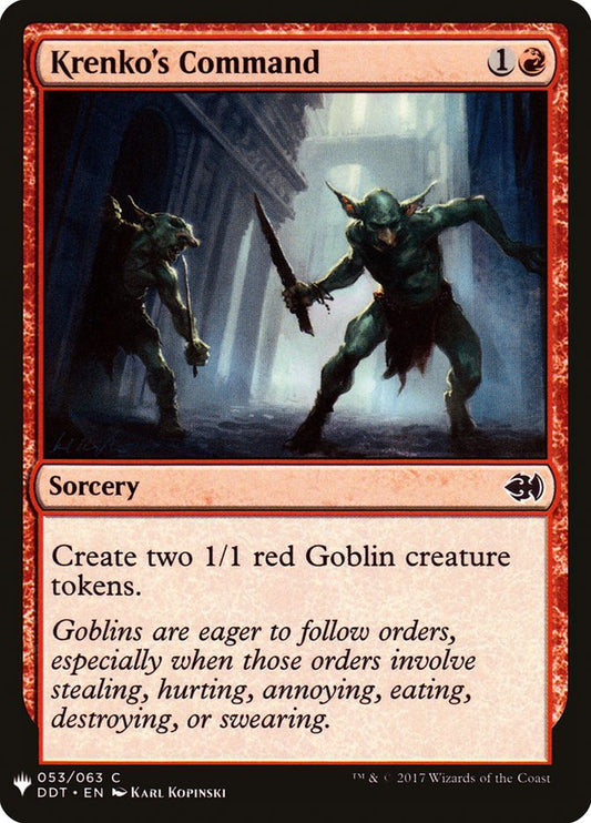 Krenko's Command (Mystery Booster) Near Mint