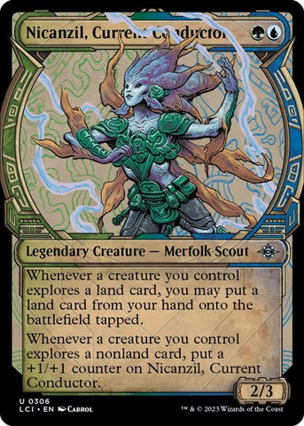 Nicanzil, Current Conductor (Showcase) (The Lost Caverns of Ixalan) Near Mint Foil
