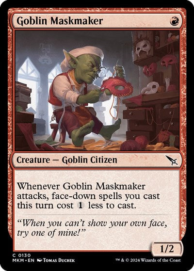 Goblin Maskmaker (Murders at Karlov Manor) Near Mint Foil