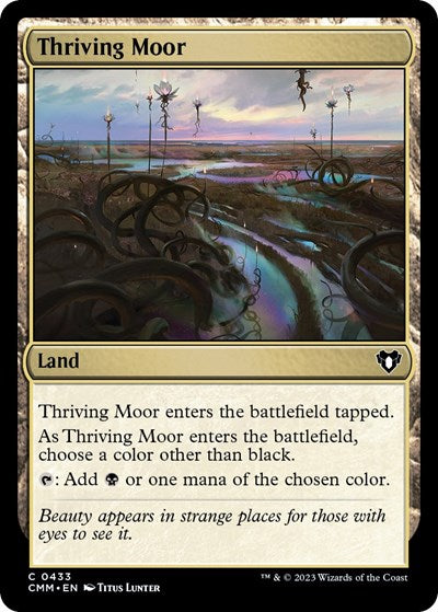 Thriving Moor (Commander Masters) Near Mint Foil