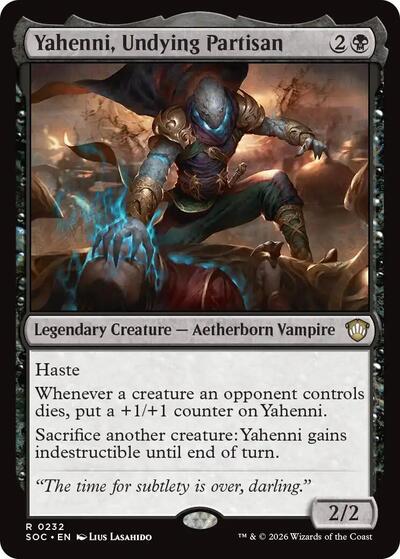 Yahenni, Undying Partisan (Commander: Secrets of Strixhaven) Near Mint