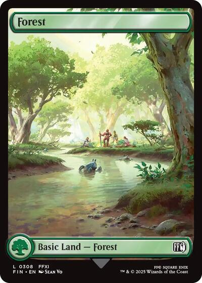 Forest (0308) (Universes Beyond: FINAL FANTASY) Light Play Foil