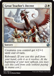 Great Teacher's Decree (Iconic Masters) Near Mint