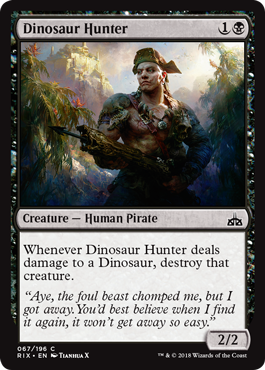 Dinosaur Hunter (Rivals of Ixalan) Near Mint Foil