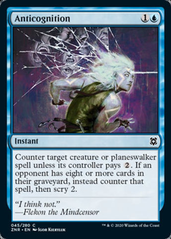 Anticognition (Zendikar Rising) Near Mint Foil