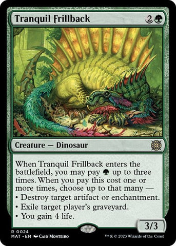 Tranquil Frillback (March of the Machine: The Aftermath) Near Mint Foil