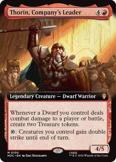 Thorin, Company's Leader (Extended Art) (The Hobbit: Eternal-Legal) Near Mint