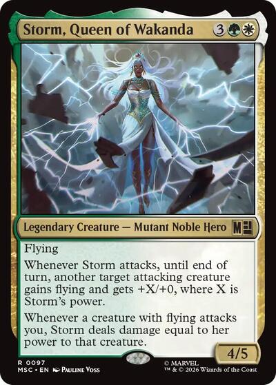 Storm, Queen of Wakanda (Commander: Marvel Super Heroes) Near Mint