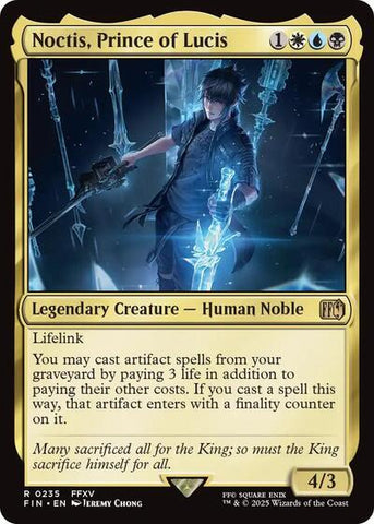 Noctis, Prince of Lucis (Universes Beyond: FINAL FANTASY) Near Mint Foil