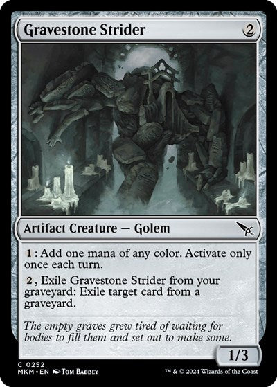 Gravestone Strider (Murders at Karlov Manor) Near Mint Foil