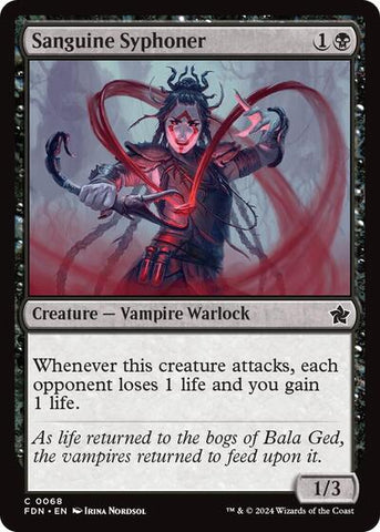 Sanguine Syphoner (Foundations) Near Mint Foil