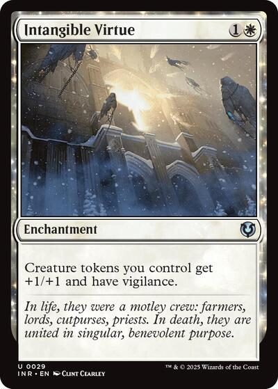 Intangible Virtue (Innistrad Remastered) Near Mint Foil