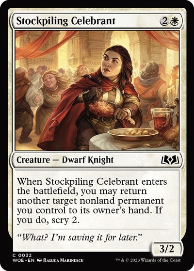 Stockpiling Celebrant (Wilds of Eldraine) Near Mint