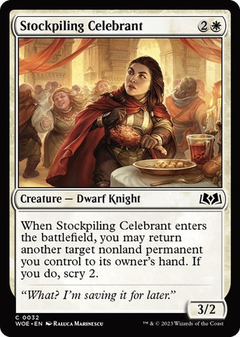 Stockpiling Celebrant (Wilds of Eldraine) Near Mint