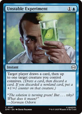 Unstable Experiment (Marvel's Spider-Man) Near Mint Foil