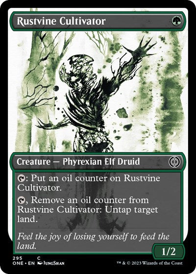 Rustvine Cultivator (Showcase) (Phyrexia: All Will Be One) Near Mint
