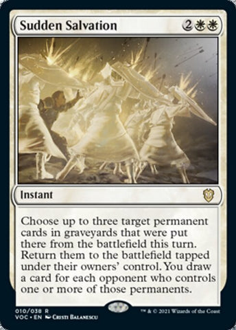 Sudden Salvation (Commander 2021 Crimson Vow) Near Mint