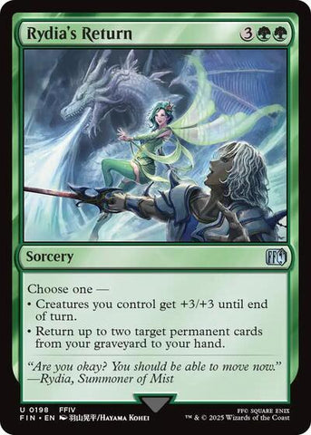 Rydia's Return (Universes Beyond: FINAL FANTASY) Near Mint Foil