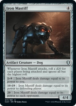 Iron Mastiff (Commander Legends: Battle for Baldur's Gate) Near Mint Foil