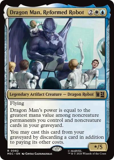 Dragon Man, Reformed Robot (Commander: Marvel Super Heroes) Near Mint