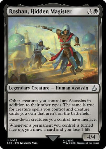 Roshan, Hidden Magister (Universes Beyond: Assassin's Creed) Near Mint Foil