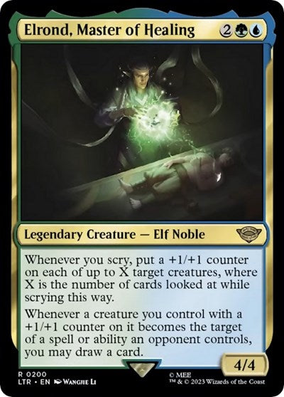 Elrond, Master of Healing (Universes Beyond: The Lord of the Rings: Tales of Middle-earth) Near Mint