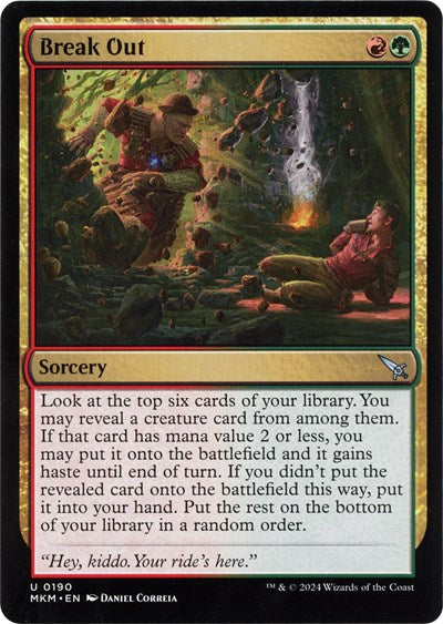 Break Out (b) (Murders at Karlov Manor) Near Mint Foil