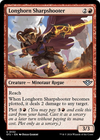 Longhorn Sharpshooter (Outlaws of Thunder Junction) Near Mint