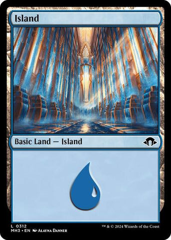Island (0312) (Modern Horizons 3) Near Mint Foil