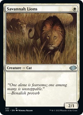 Savannah Lions (Jumpstart 2022) Near Mint