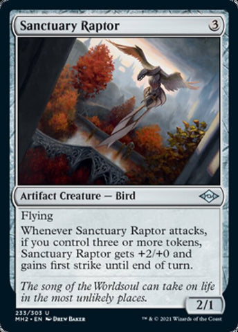 Sanctuary Raptor (Modern Horizons 2) Near Mint Foil