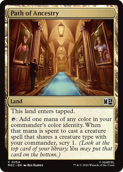 Path of Ancestry (Commander: Marvel Super Heroes) Near Mint