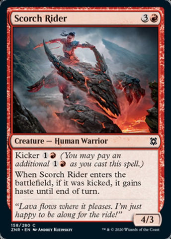 Scorch Rider (Zendikar Rising) Near Mint Foil