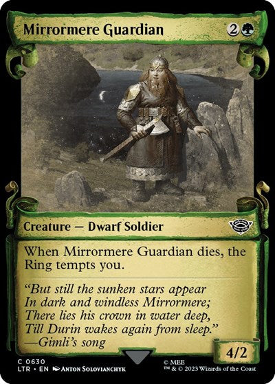 Mirrormere Guardian (Showcase Scrolls) (Universes Beyond: The Lord of the Rings: Tales of Middle-earth) Near Mint
