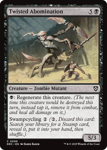 Twisted Abomination (Commander: Aetherdrift) Near Mint