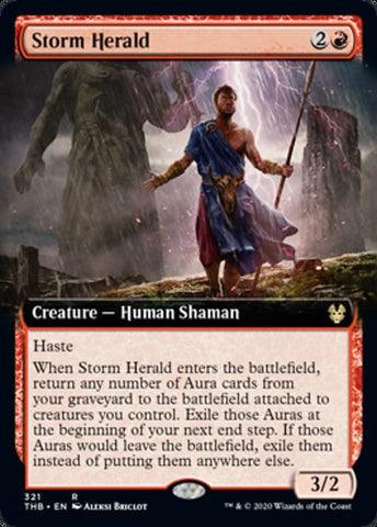 Storm Herald (Extended Art) (Theros Beyond Death) Near Mint