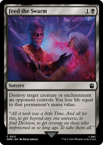 Feed the Swarm (Universes Beyond: Doctor Who) Near Mint