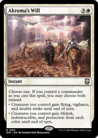 Akroma's Will (Commander: Modern Horizons 3) Near Mint