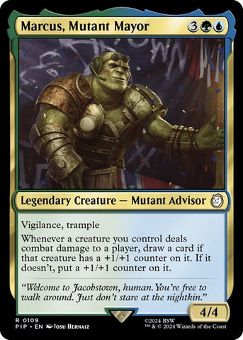 Marcus, Mutant Mayor (Universes Beyond: Fallout) Near Mint