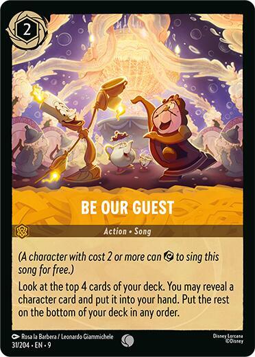 Be Our Guest (Fabled) Near Mint Cold Foil