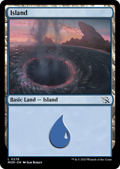Island (0278) (March of the Machine) Near Mint Foil