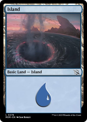Island (0278) (March of the Machine) Near Mint Foil